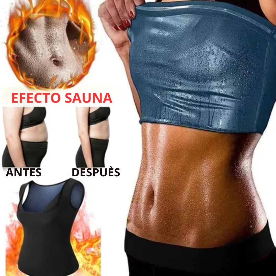Faja Sauna Chaleco mujer quema grasa GRATIS