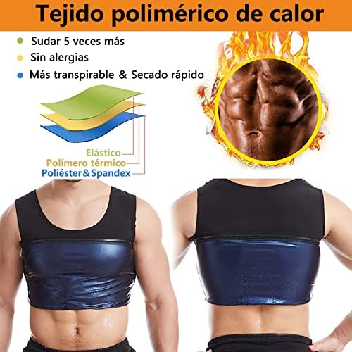 Faja Sauna Chaleco hombre Quema Grasa GRATIS